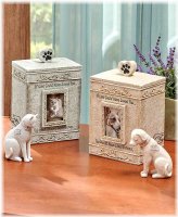 Forever Friend Memorial Figurine and Urn for Beloved Pets