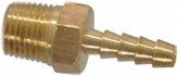 Yellow Brass Threaded Hose Barb Fitting