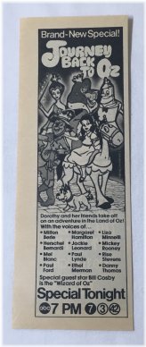 Journey Back to Oz: 1976 ABC TV Animated Special Ad