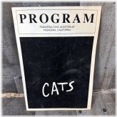 CATS Opening Night 1988 at Pasadena Civic Auditorium Program