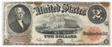 1917 $2 Dollar United States Legal Tender Banknote - VF Details