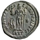Jupiter Follis of Constantine I in Extremely Fine Condition