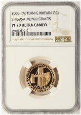 Menai Straits Gold Pound