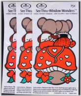 Mice and Mushroom Valentine's Day Clings