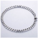 Stainless Steel Curb Chain Anklet