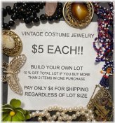 Vintage Rhinestone and Mid-Century Modern Estate Jewelry Collection