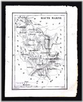 Antique French District Map