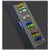 Trackside Photo Mat for Slot Cars and Diecast Collectibles