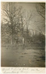 Vintage Hunting Scene Real Photo Postcard