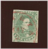 Davis Stone 1 Confederate Stamp - Red Sparta May 5
