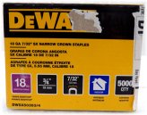 Narrow Crown Staples by DeWalt