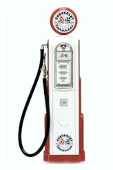 Vintage Chevrolet Corvette Gas Pump Collectible