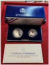 Bill of Rights 1993 Silver Commemorative Proof Set