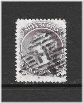 Queen Victoria Lilac Stamp from 1860