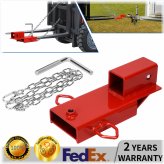 Heavy Duty Hitch Adapter with Quick Attach Chain for Forklifts