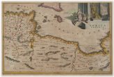 Cellarius Map of Libya, Tunisia, and Malta with Gulf of Sidra and Jerba