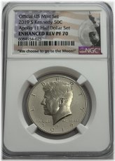 Apollo 11 Enhanced Reverse Proof Half Dollar