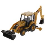 Backhoe Loader & Tools 1/64 Scale Model Set