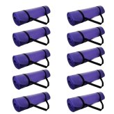 Yoga Mat Bundle: 10-Pack - Purple