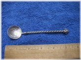 Papal States Ram's Head Testone Bowl Spoon