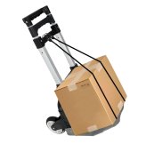 AluFold Push Dolly - Lightweight Folding Trolley for Luggage and More