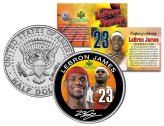 Rookie Legend Colorized Half Dollar Coin - Licensed LeBron James Edition