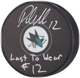 Marleau's Authentic Autographed Sharks Puck