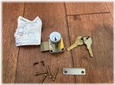 Vintage Deadbolt Cabinet Lock Set