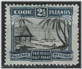 Islanders Unloading Ship Stamp