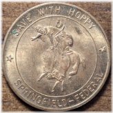 Hopalong Cassidy Hoppy Lucky Savings Token