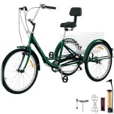 Green Trike with Basket
