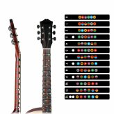 Musical Fret Guides for Novice Guitarists