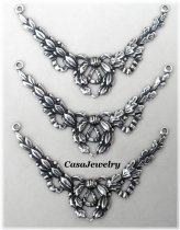 Sterling Silver Triple Ring Connector Set