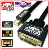 Thunderbolt to DVI-D Cable Converter - HD 1080P, 6FT Length