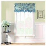 Moonlit Shadows Blue Valance