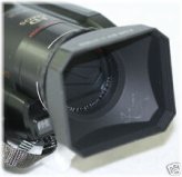 Sunshade Lens Hood for Sony FDR-AX40 and FDR-AX53 Cameras