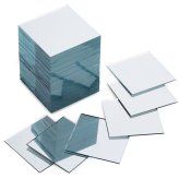 Reflective Square Tiles for DIY Crafts and Decor