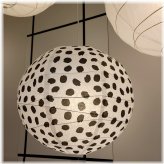 Monochrome Rice Paper Pendant Shades