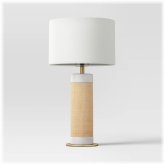 White Wrap Ceramic Table Lamp