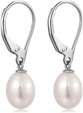 Silver Pearl Drop Earrings