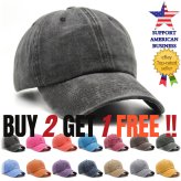 Cotton Washed Adjustable Cap