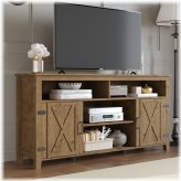 Rustic Oak Media Console