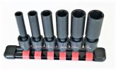 FlexPro Impact Swivel Socket Set - 6 Piece SAE