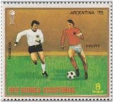 Equatorial Guinea Football Legends Stamp Collection