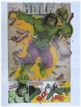 Smashing Green Rage - Vintage Marvel Poster