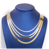 Sunbeam Necklace Chain in 14K Solid Yellow Gold