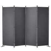 Harbor Mist 4-Panel Folding Privacy Screen