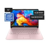 Pink Quad-Core HP 14" Laptop