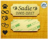 Golden Memories Pet Tribute Plaque