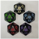 Brothers' War 20-Sided Life Counter Dice Set - Complete Collection of 5